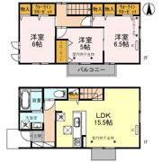 Roomy town Plow C棟の間取り画像