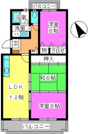 グレースマンション・ヤナセの間取り画像