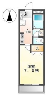 ノーブルメゾンの間取り画像
