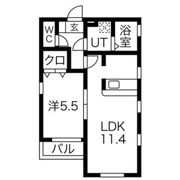 LUXE.STYLE辻町EASTの間取り画像