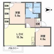 ハイツメイプルタウンの間取り画像