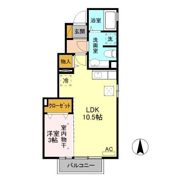 ローズコート宮原 Aの間取り画像