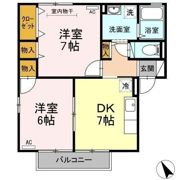 ウィルモア皆生Sの間取り画像