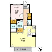 エスポワール B棟の間取り画像