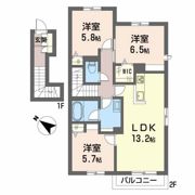 シャーメゾンクレーネの間取り画像