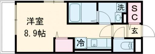 LE DOME西霞町の間取り画像