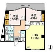 BM TAKAOKA(ビーエム タカオカ)(旧サンクチュアリー高岳)の間取り画像