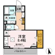 ラフィネ港明の間取り画像