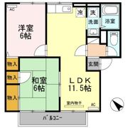 エスポワール三柳 A棟の間取り画像