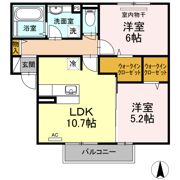 フェリーチェ A棟の間取り画像