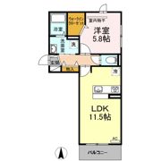 ポルトボヌール姪浜の間取り画像