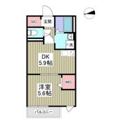 Buena casa 西千葉の間取り画像