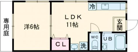 ハイツ大谷の間取り画像