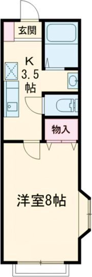 カサフロール壱番館の間取り画像