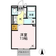 ウエストパレス B棟の間取り画像