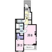 アレグレパス安倉の間取り画像