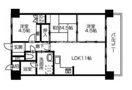 花房国分寺マンションの間取り画像