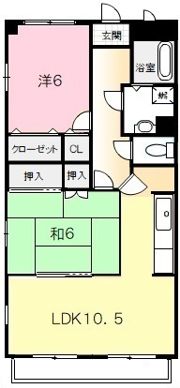 サンヒルタ大みかの間取り画像