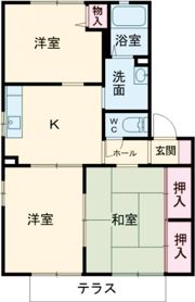 ディアコートFの間取り画像