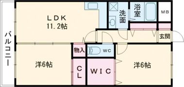 アイリスハイツ7号館の間取り画像