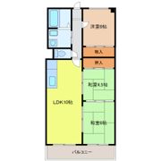 マンション長谷川の間取り画像