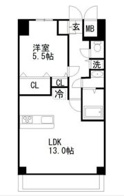 GRAND SIX(グランシックス)の間取り画像