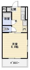 コスモスハイツの間取り画像