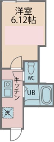 カインドネス京王堀之内の間取り画像