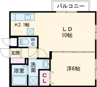ENCHAN-THE菊水(アンシャンテ菊水)の間取り画像