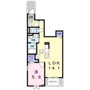 パーチェ魚住の間取り画像