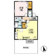 アヴェニール A/Bの間取り画像