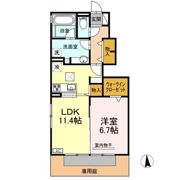 リバティ ウィングフォレストの間取り画像
