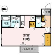 エイトキューブ A棟の間取り画像