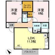 桐原第三ハイツの間取り画像