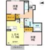 プランドール・Kの間取り画像