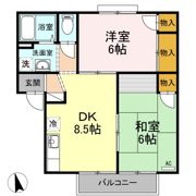 グリーンガーデン A棟の間取り画像