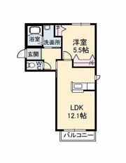 ラシアスの間取り画像