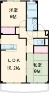 シルクヴェールフジAの間取り画像