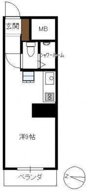 京急西広島マンションの間取り画像