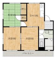 サコマンションの間取り画像
