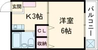 大須ハイツの間取り画像
