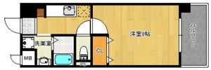 コーキ夢咲の間取り画像
