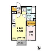 アベニュー吹上の間取り画像