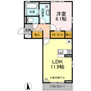 Lupinus A棟の間取り画像