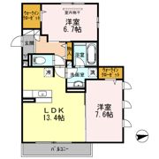 グレース三山木の間取り画像