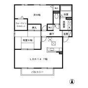ヴィルヌーブ小森野の間取り画像