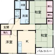 メゾンソレーユⅠの間取り画像