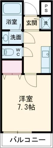 ワイズクレスト久米田の間取り画像