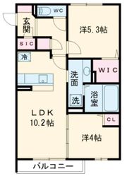 サウス グランツ1号棟の間取り画像