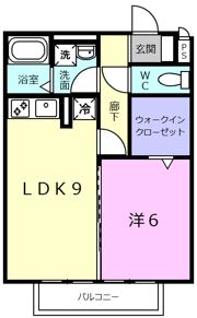 瀬田メディエートプラザDの間取り画像